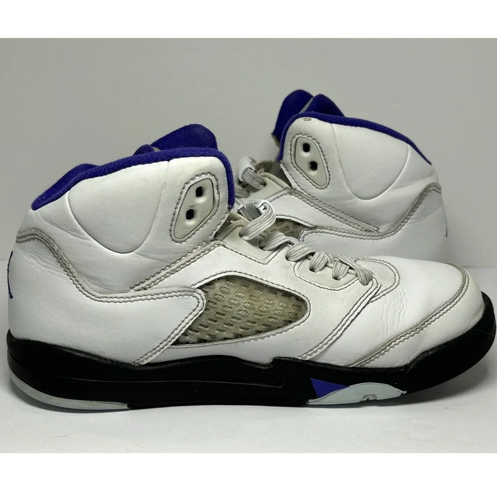 Jordan 5 Retro PS Dark Concord Mid Top Basketball‎ Shoes Sneakers Youth Size 3